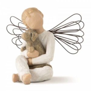 Angel of comfort /Willow Engel Figur mit Hund