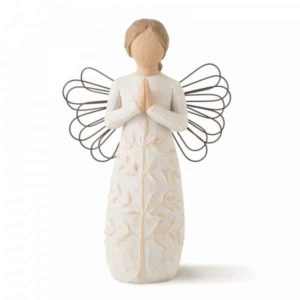 Angel a tree, a prayer /Willow Engel Figur betend