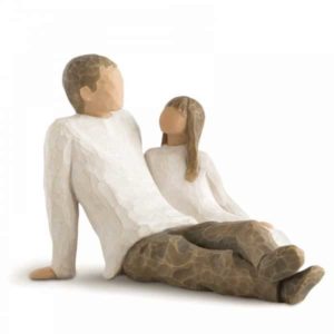 Father and Daughter Willow Familie Figur