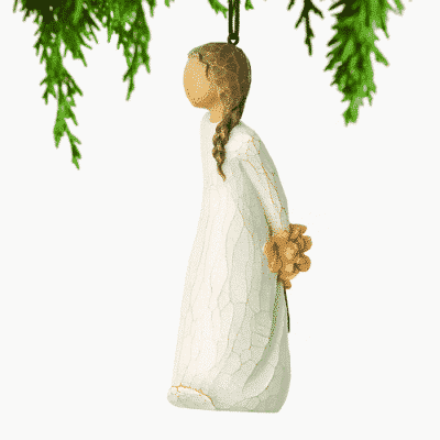 for you Willow Ornament Figur for you mit Schlaufe