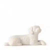 Love-my-dog-small-laying-weiss-Willow-Tree-Tier-Figur