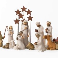 Willowtree Krippenfiguren-Set, 14tlg. Nativity, Drei Weisen u.a.