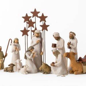 Willowtree Krippenfiguren-Set, 14tlg. Nativity, Drei Weisen u.a.