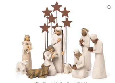 Willowtree Krippenfiguren-Set, 14tlg, Nativity, Drei Weisen